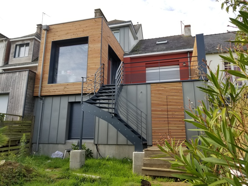 Extension façade à Saint-Nazaire