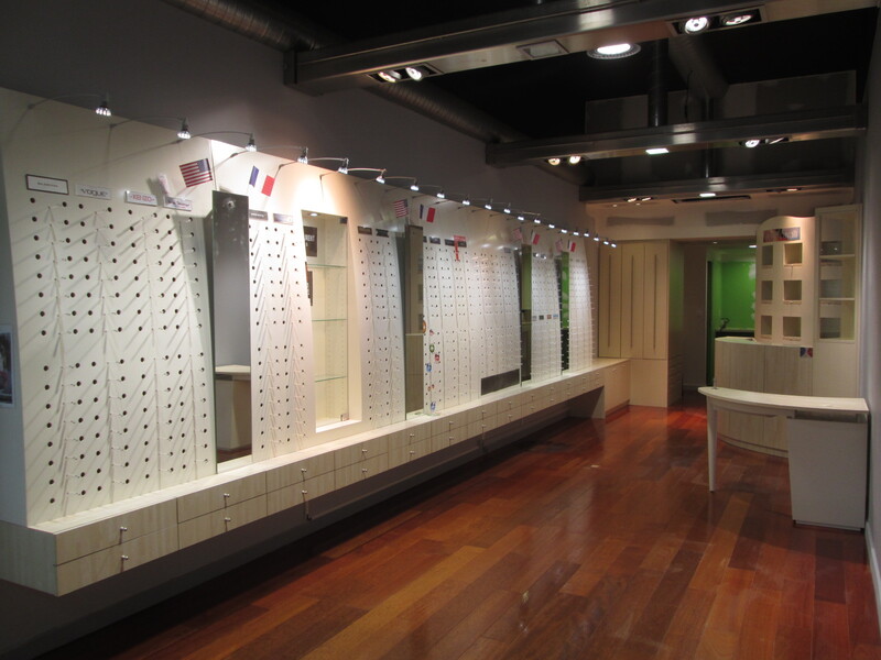 Réhabilitation et aménagement magasin opticien à St-Nazaire