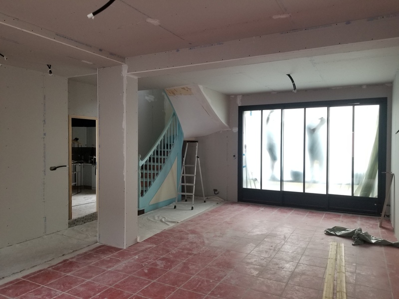 Rénovation rez-de-chaussée Saint-Nazaire