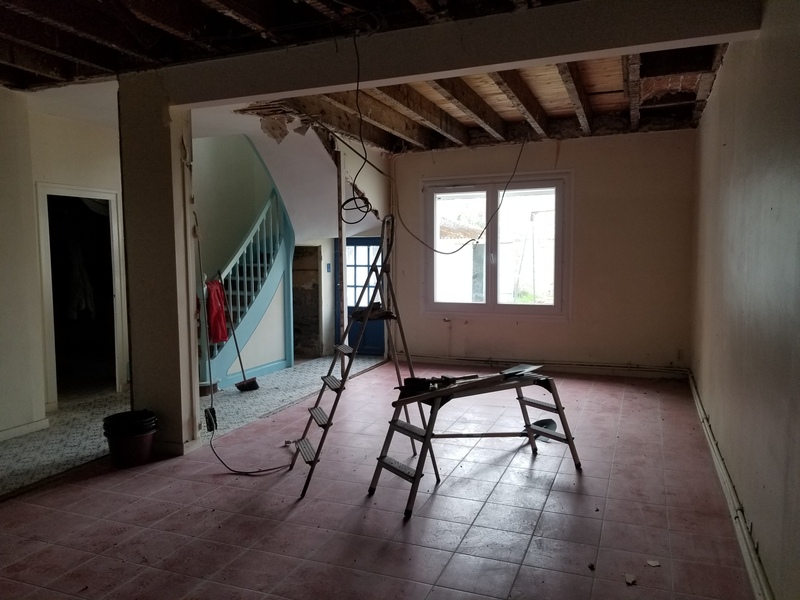 Rénovation rez-de-chaussée Saint-Nazaire